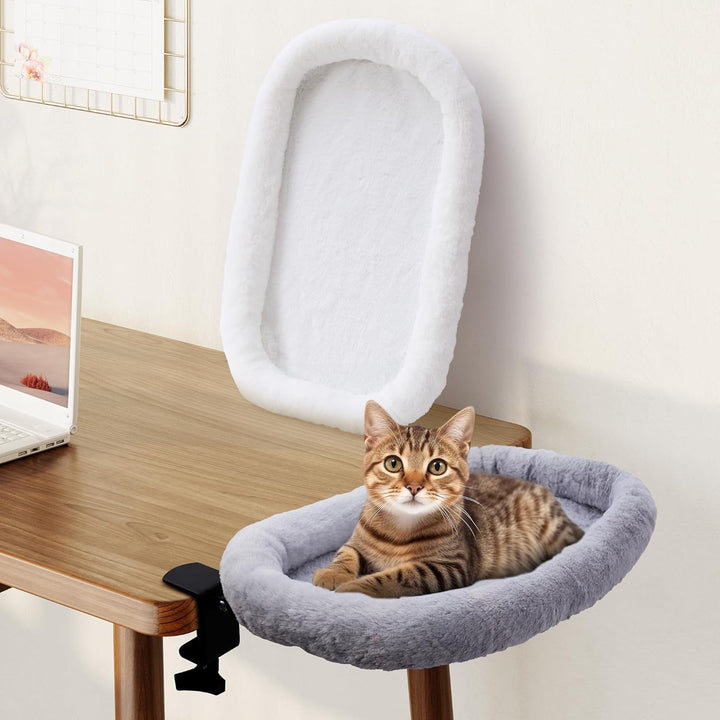 Trhillsbrad Pat suspendat pentru pisici Pat pliabil la 90° Șezlong pentru pisici Hamac pentru pisici Coș pentru pisici pentru dormit Pat hamac pentru pisici 59 x 38 cm până la 11 kg