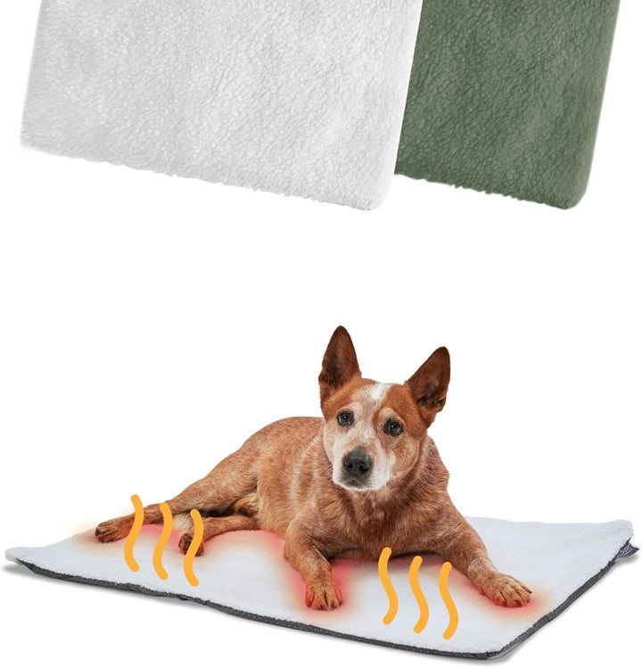 Pătură autoîncălzitoare pentru pisici Piupet® I 60 x 45 cm I Pătură electrică de încălzire I Pătură încălzitoare pentru pisici I Pătură electrică de încălzire pentru pisici I Pături pentru pisici I Pat pentru pisici I (Pentru pisici, verde)