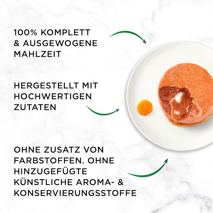 Gourmet Nature'S Creations Mousse With Sauce Heart Hrană umedă pentru pisici, bogată în pui, 12Pack (12 X 85G)