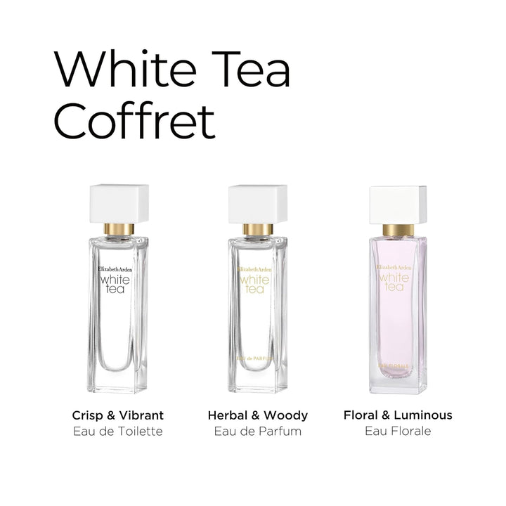 Set cadou Elizabeth Arden White Tea Collection (3 x 10 ml), set cadou cu 3 piese, parfum cadou pentru femei
