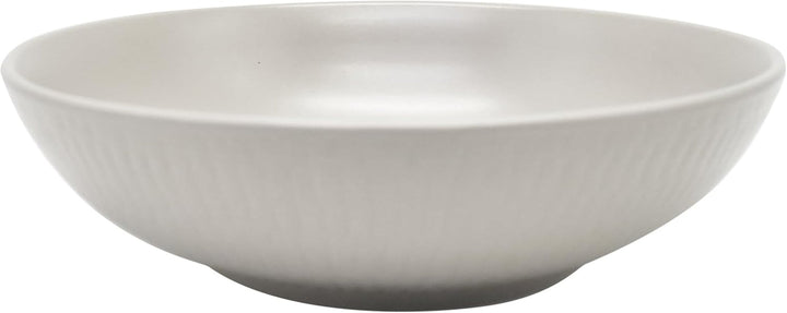 ECHTWERK 18-Teiliges Vintage Tafelservice, "Blanka" Nature-Design, Für 6 Personen, Stilvolles Geschirrset Mit Struktur Aus Steingut Mit 6 X Speiseteller, 6 X Beilagenteller, 6 X Suppenteller, Creme Seturi vesela masa Naty Shop