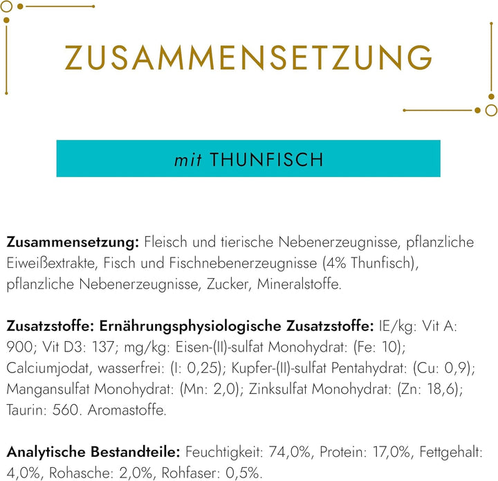 Gourmet Gold Refined Ragout Hrană umedă pentru pisici, cu ton, pachet de 12 (12 X 85G)