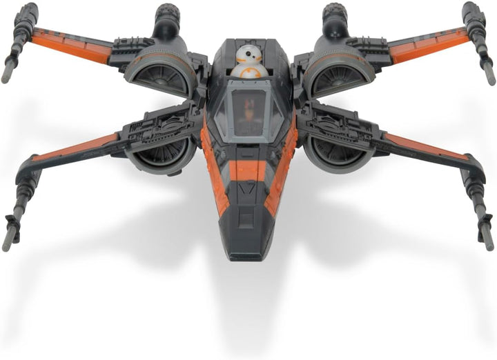 Bizak Star Wars Micro Galaxy Squadron Poe Dameron T-70 X-Wing 12 Cm Vehicul cu două figuri Poe Dameron și BB8 (62610040) Action figures Naty Shop