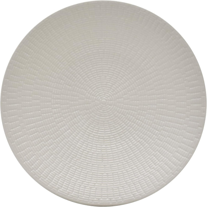 ECHTWERK 18-Teiliges Vintage Tafelservice, "Blanka" Nature-Design, Für 6 Personen, Stilvolles Geschirrset Mit Struktur Aus Steingut Mit 6 X Speiseteller, 6 X Beilagenteller, 6 X Suppenteller, Creme Seturi vesela masa Naty Shop