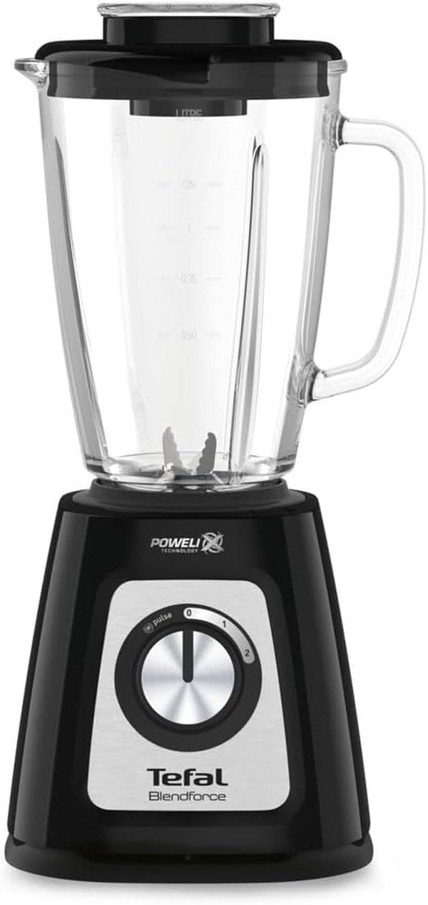 Tefal BL435831 BL4358 Standmixer, Glas, 1.75 Liters, Schwarz Bucatarie Naty Shop