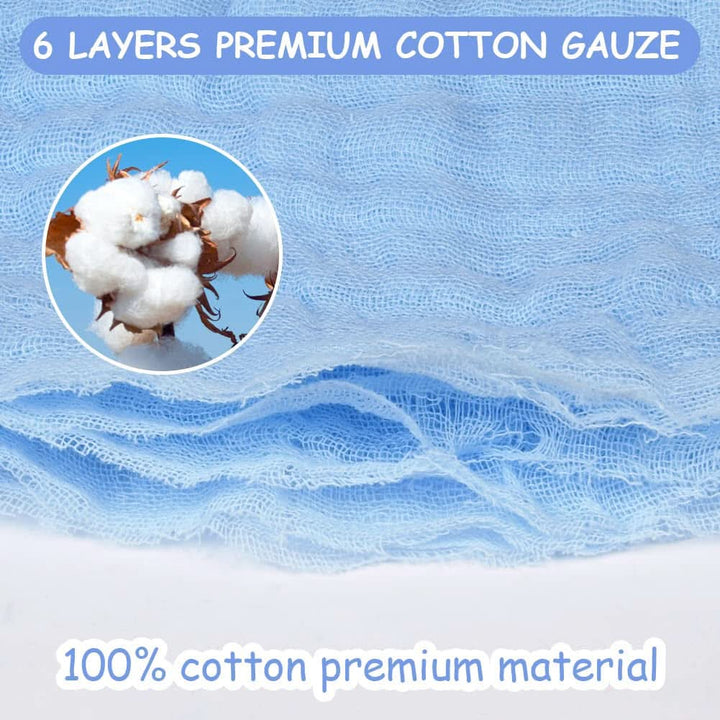 Prosoape de muselină pentru bebeluși, pachet de 8 prosoape din bumbac organic, absorbante, 25 x 25 cm Mama si Copilul Naty Shop