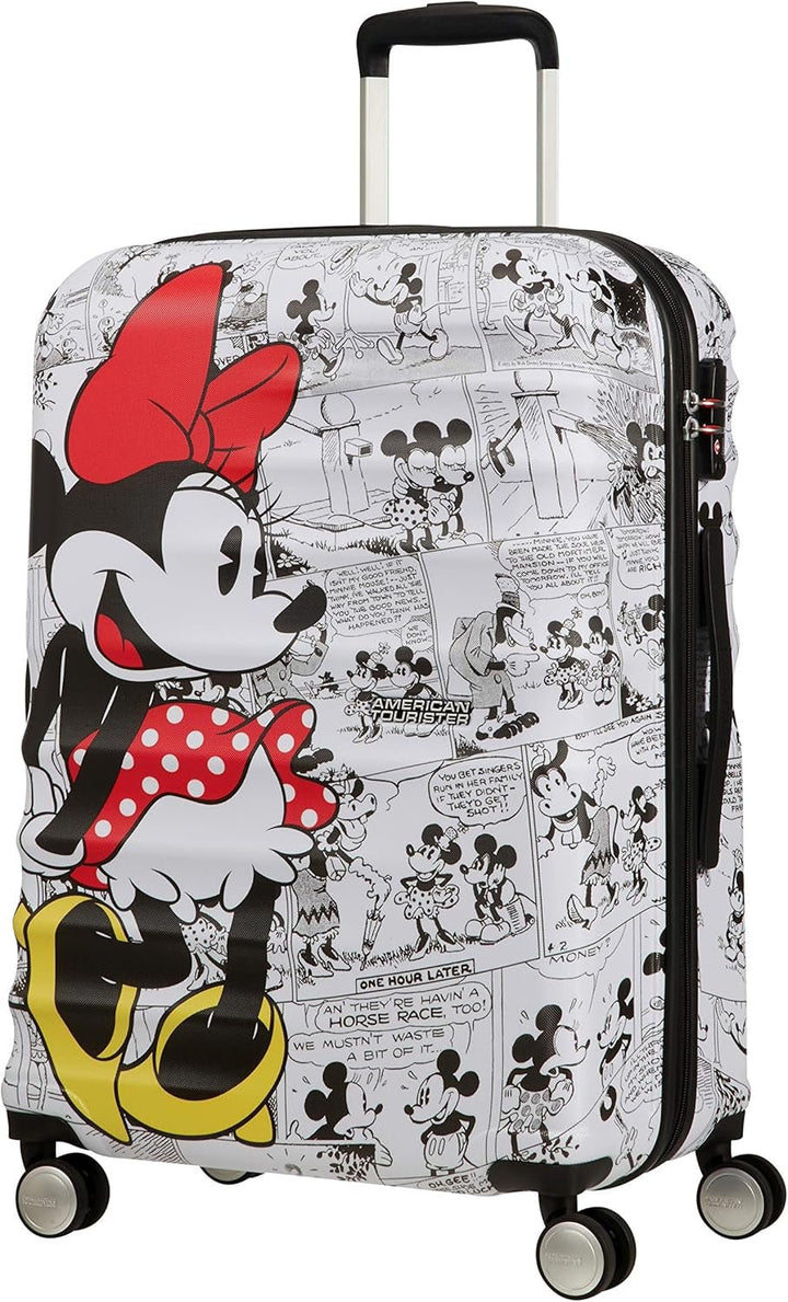 American Tourister Wavebreaker Disney - Spinner S, bagaje pentru copii, 55 cm, 36 L, multicolor (Donald Blue Kiss) - Naty Shop