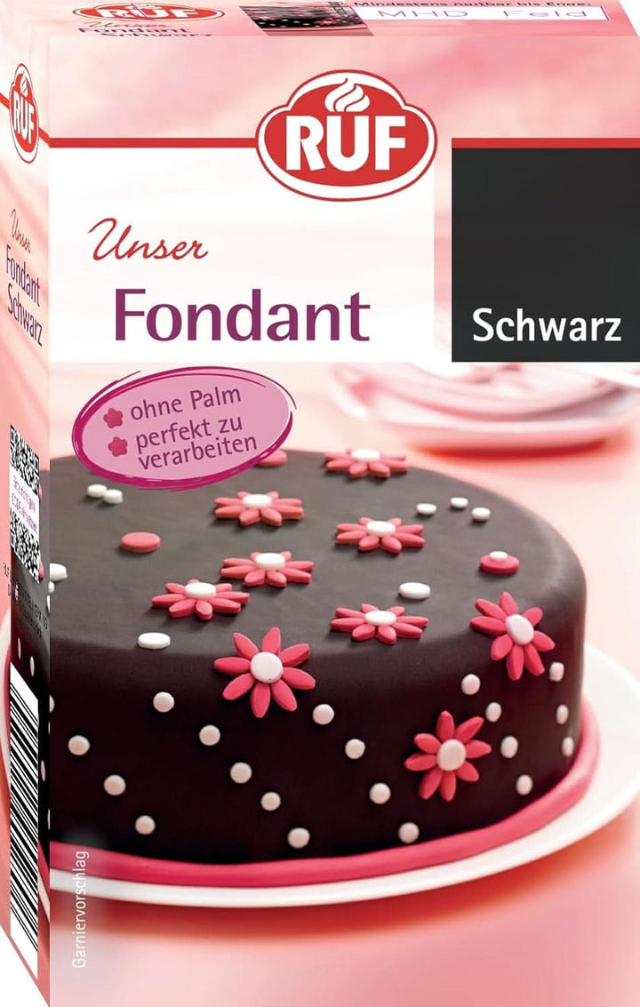 RUF Fondant, potrivit pentru modelarea figurilor, florilor și literelor, 250 grame Glazuri si Decor Naty Shop