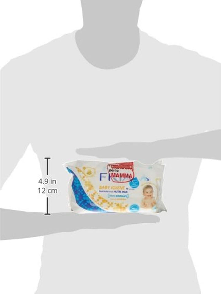 Șervețele umede, pachet de 2 (2 x 72 șervețele) Servetele Umede Bebelusi Naty Shop