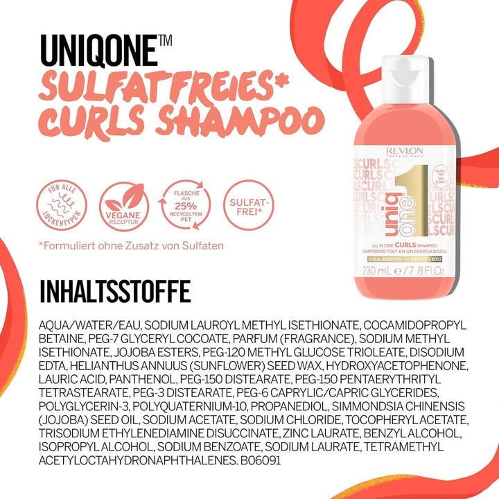 Revlon Professional UniqOne™ All In One Curls Treatment 230 ml Duș și baie Naty Shop