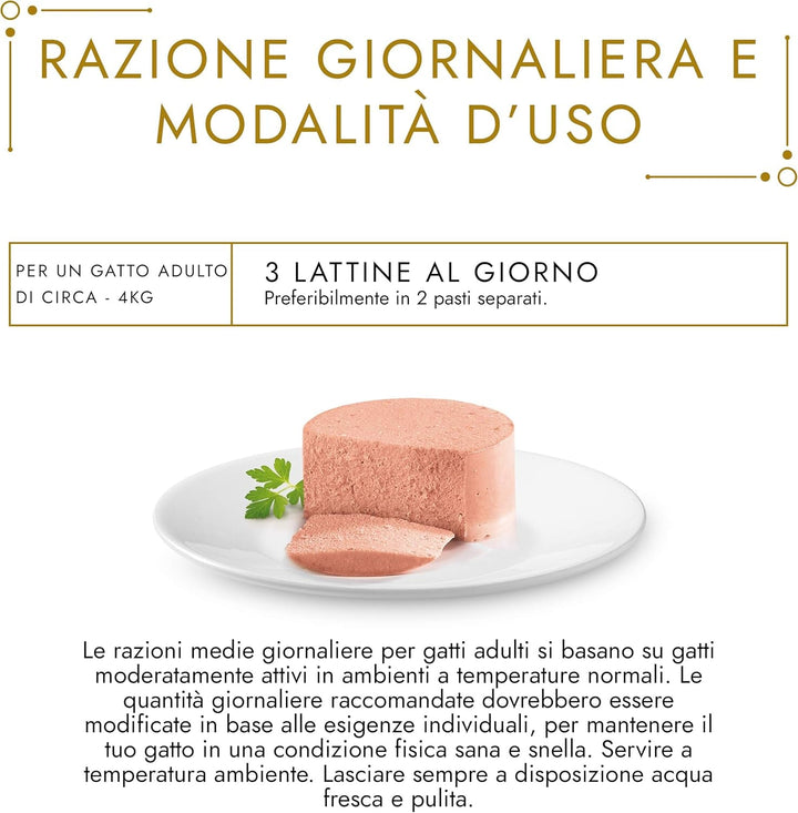 Hrană umedă pentru pisici Purina Gold Mousse cu pește oceanic 24 cutii 85G, cutie 24 X 85G
