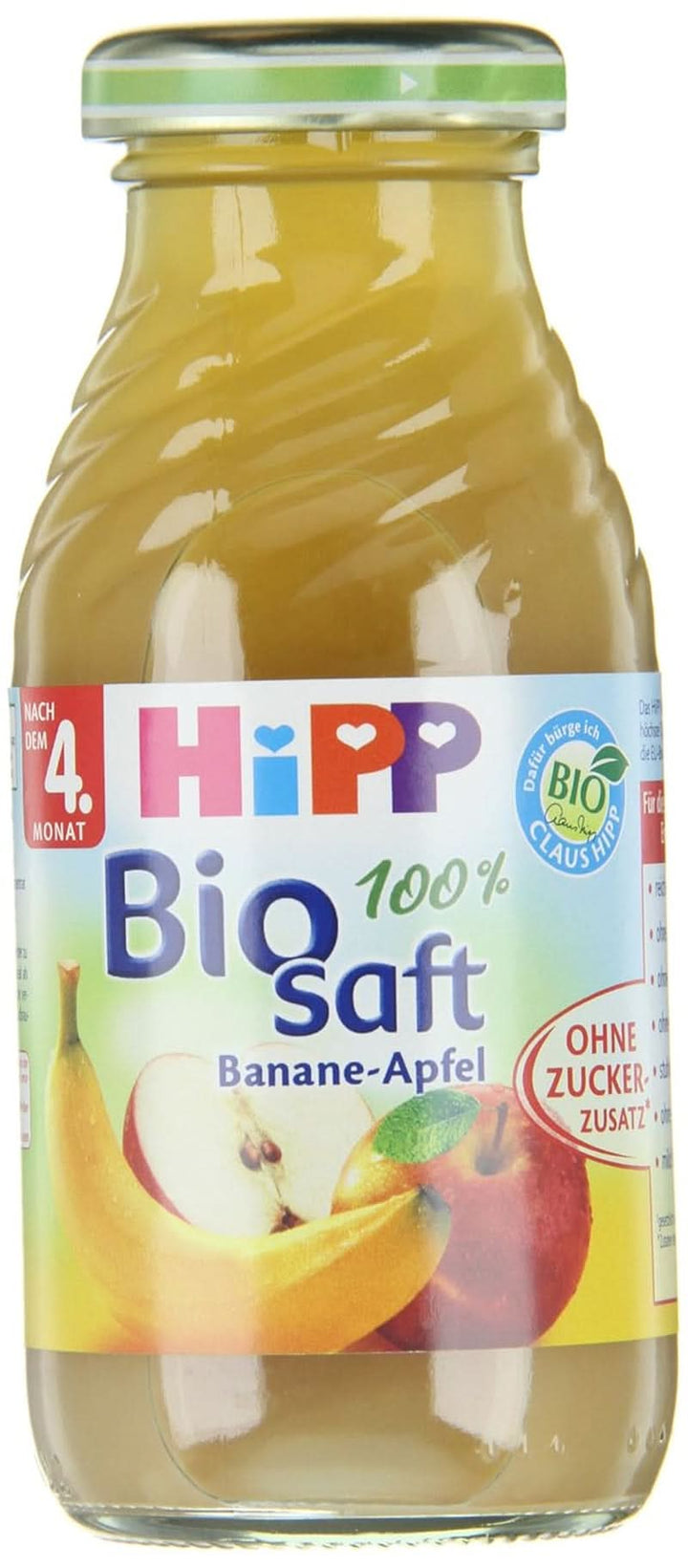 Hipp Banană-măr Organic, pachet de 6 (6 X 200 ml) Mama si Copilul Naty Shop