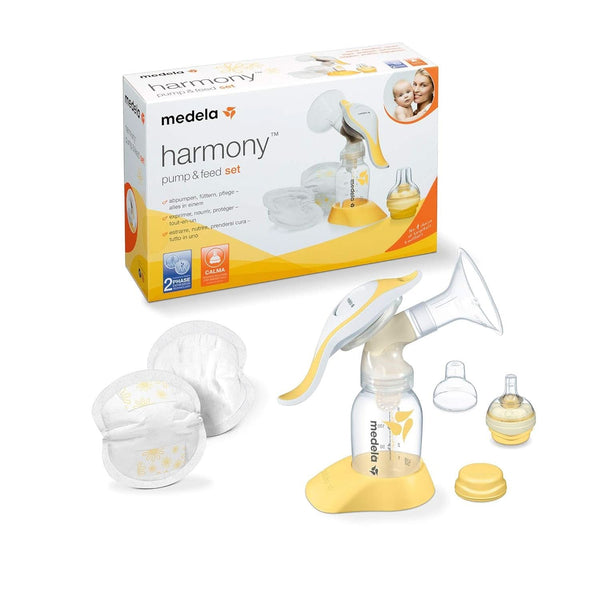 Medela Harmony Handmilchpumpe, Mit Calma-Sauger Und Stilleinlagen Accesorii Hrana si Alaptare Bebe Naty Shop