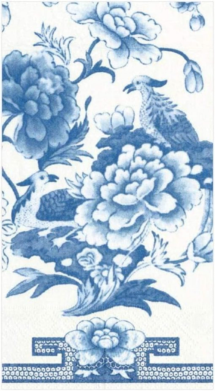 Șervețel de cocktail, albastru/alb