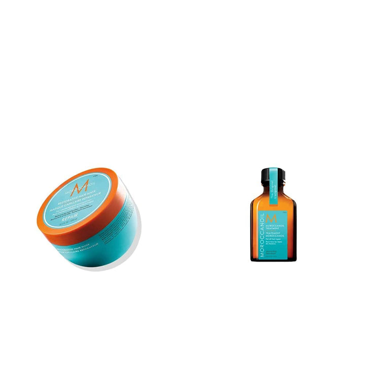 Mască de întărire a părului Moroccanoil Masca de par Naty Shop 250 Ml (1 pachet) Pachet cu tratament Original 25ml