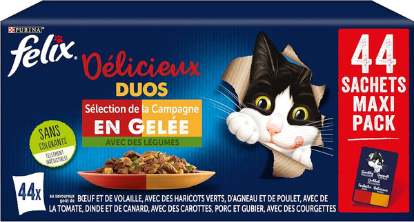 Purina, , Delicious Duo, Maxipack, 44 X 85 G. Ambalajul poate varia