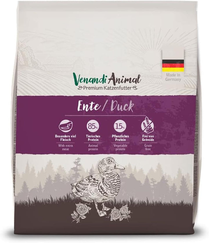 Venandi Animal - Hrană premium pentru pisici - Miel, cu multă carne proaspătă, hrană uscată, fără cereale 1 pachet (1 X 1,5kg)