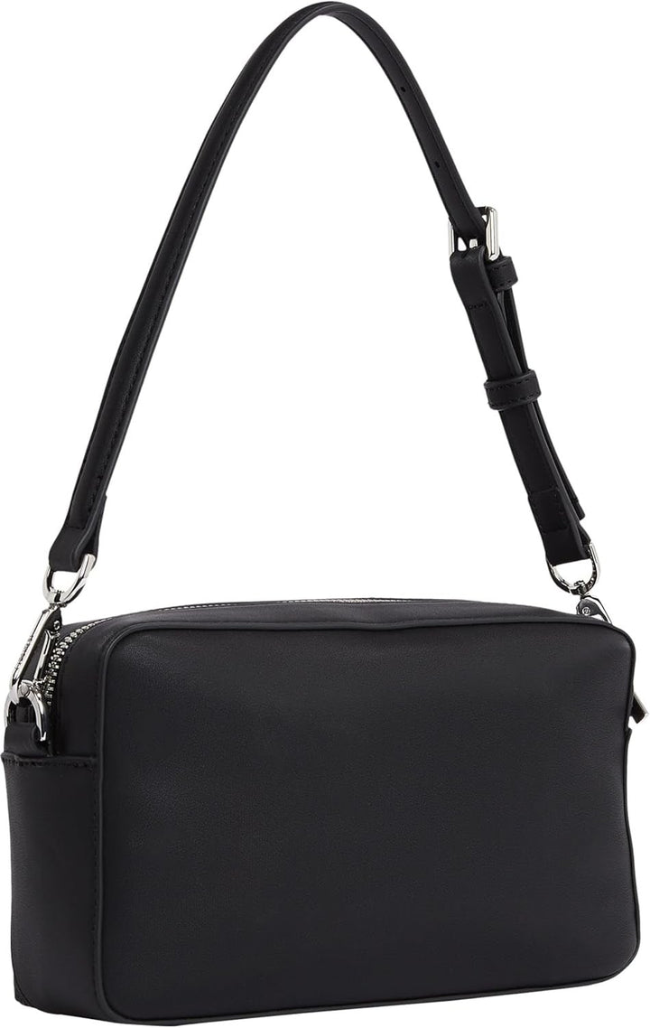 Calvin Klein geantă de umăr pentru femei Must Camera Bag Mono curea de umăr lată, Black (Ck Black), mărime naturală Genti Femei Naty Shop