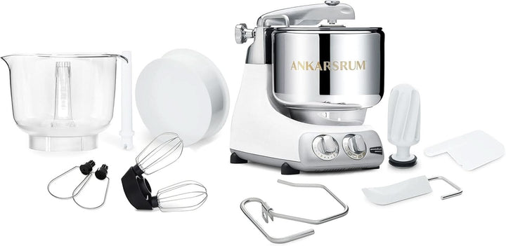 Ankarsrum - Asistent Original Base Kitchen Machine Creme AKM6230MW Mineral White Mama si Copilul Naty Shop