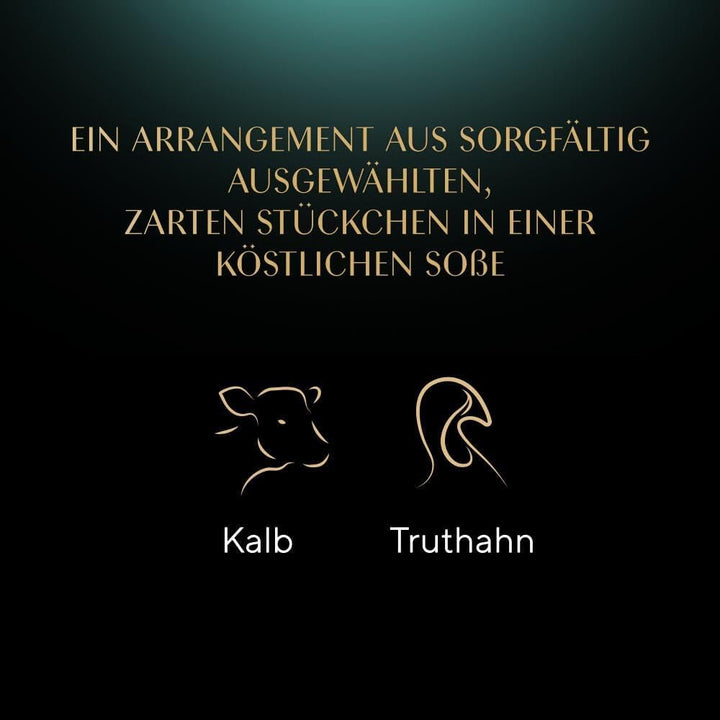 SHEBA Bowl Hrană umedă pentru pisici selecție în sos cu vițel și curcan 2 X 11 X 85G