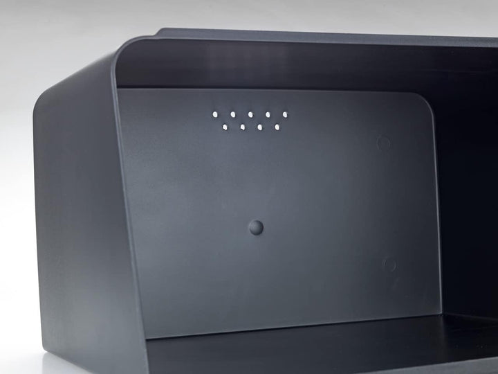 WENKO coș de pâine cu placă de bambus Kubo, depozitare versatilă a pâinii cu capac și placă de tăiere integrată din bambus, cutie de depozitare a alimentelor, depozitare durabilă a pâinii, 35 x 20,5 x 26 cm, negru/natură Cutii depozitare alimente Naty Shop