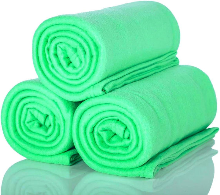 ALCLEAR 3 bucăți Oeko Tex pături fleece, culoare: antracit, dimensiuni mari 130X160 Cm, peste 200 G/M2, canapea pătură canapea pătură pătură living pătură, picnic pătură canapea arunca pătură Paturi si Cuverturi Besuche den ALCLEAR-Store Verde mentă 3 bucăți 130X160 Cm