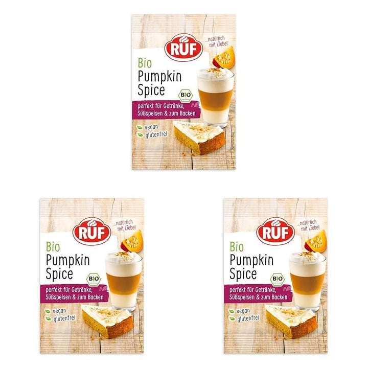 Coajă de lămâie ecologică RUF Arome Naty Shop Dovleac cu mirodenii 3 x 10 grame