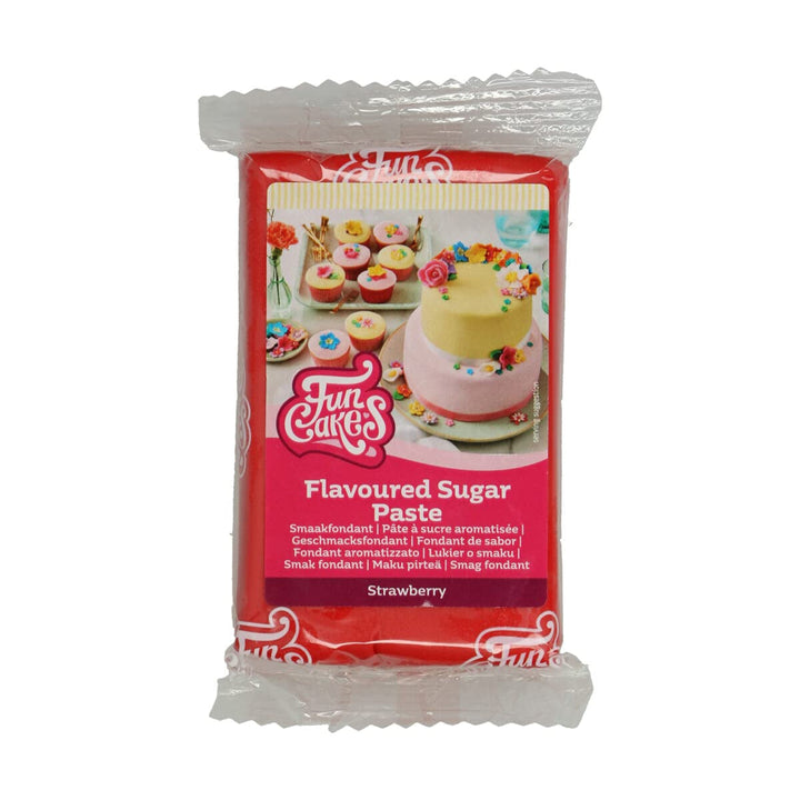 Fondant Funcakes cu aromă de bezea: Ușor de utilizat, fin, flexibil, moale și maleabil, perfect pentru decorarea torturilor, kosher și fără gluten. 1 kg
