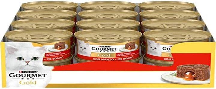 Purina Gold Heart Soft Moist Cat cu ton - 24 cutii la 85 G (24 X 85 G)
