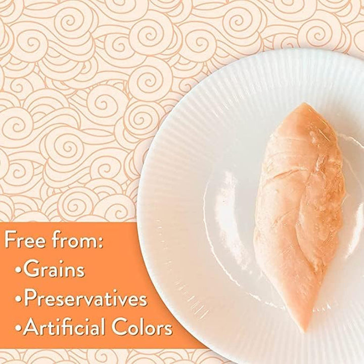 INABA Tratamente pentru pisici cu file de pui la grătar cu 92% pui, o singură sursă de proteine, tratamente pentru pisici fără subproduse, fără zahăr, cel mai bun snack cu pui pentru pisici 12 X 25G