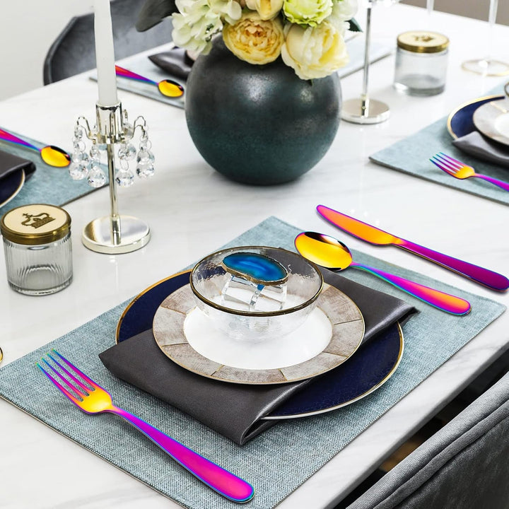 Set de tacâmuri din oțel inoxidabil, 30 sau 60 de piese Bucatarie Naty Shop