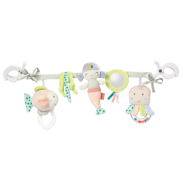 Fehn lanț mobil pentru copii Panda Baby Mobile - lanț mobil pentru copii cu figuri drăguțe - jucărie pentru copii pentru agățare flexibilă - jucărie pentru cărucior pentru bebeluși și copii mici de la 0+ luni Jucarii Bebe Naty Shop Copii de mare