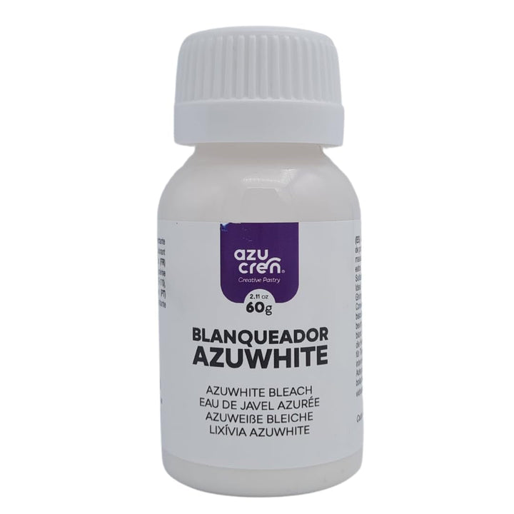Azucren, Colorant alimentar pentru decorarea torturilor, copt, fursecuri, macaroane, culoare alb pur, colorant alimentar concentrat în formă de gel pentru cremă de unt, pastă de zahăr, glazură regală și mixuri pentru prăjituri, 60 g