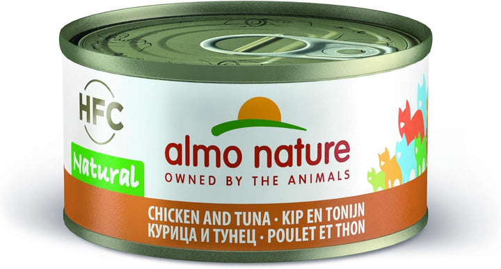 Almo Nature Megapack hrană pentru pisici varietăți umede cu pui 6pack (6X70G)