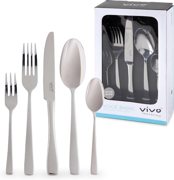 Vivo by Villeroy & Boch - Set tacâmuri Voice Basic 30 piese pentru 6 persoane Naty Shop