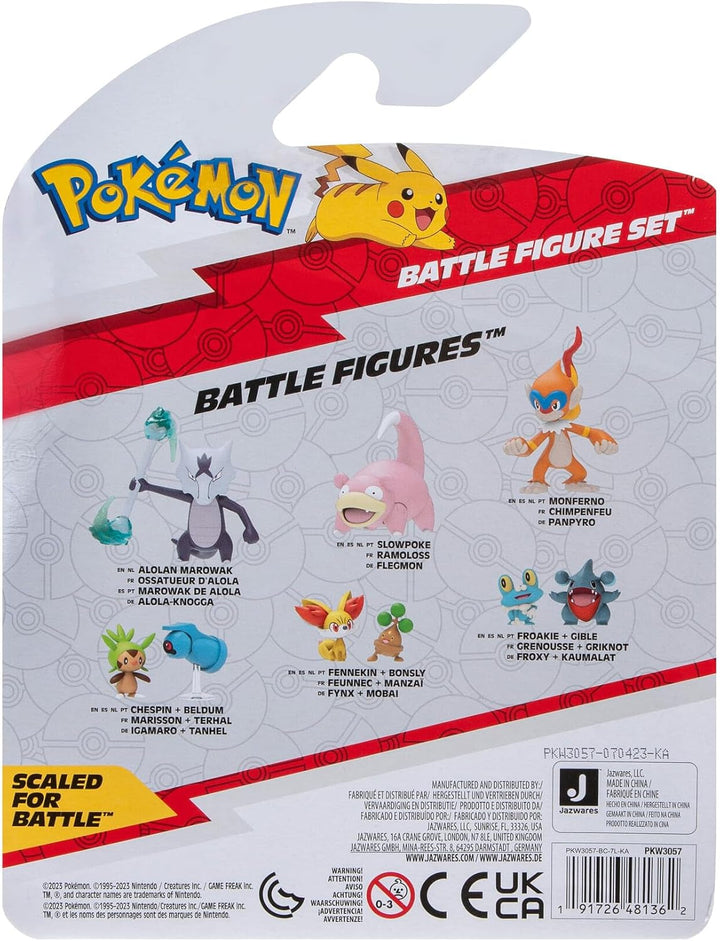 Pokémon PKW3057 Set de figuri de luptă-Piepi, Tanhel, Lauchzelot Action figures Naty Shop