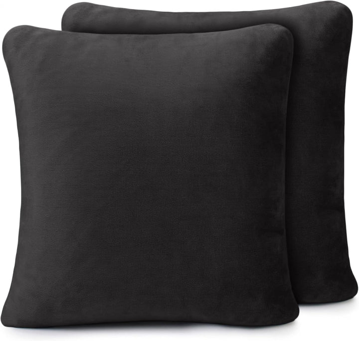 Amago - Pătură confortabilă, aspect cașmir, 220 X 240 Cm - antracit Paturi si Cuverturi Amago Negru Husă de pernă 50 X 50 Cm, 2 bucăți