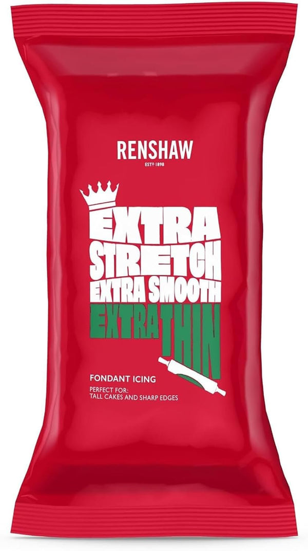 Extra Fondant Verde 1kg - Fondant extra elastic cu aromă de vanilie, perfect pentru acoperirea prăjiturilor - Verde - 1 kg Pasta de zahar Naty Shop Default Title