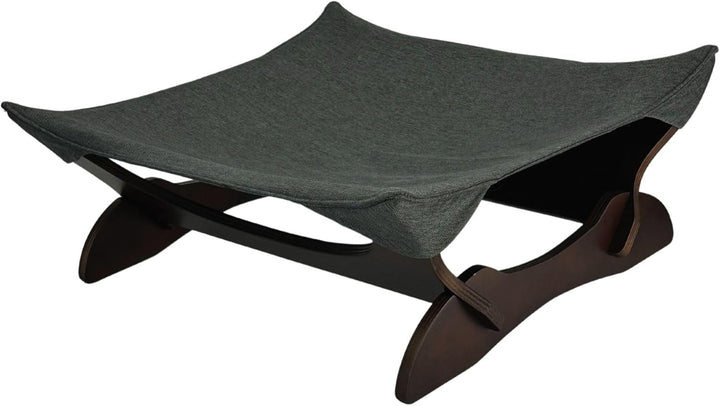 Pat lavabil pentru pisici, ca hamac, independent pentru pisici sau pat pentru câini mici, loc de dormit pentru animale de companie (maro)