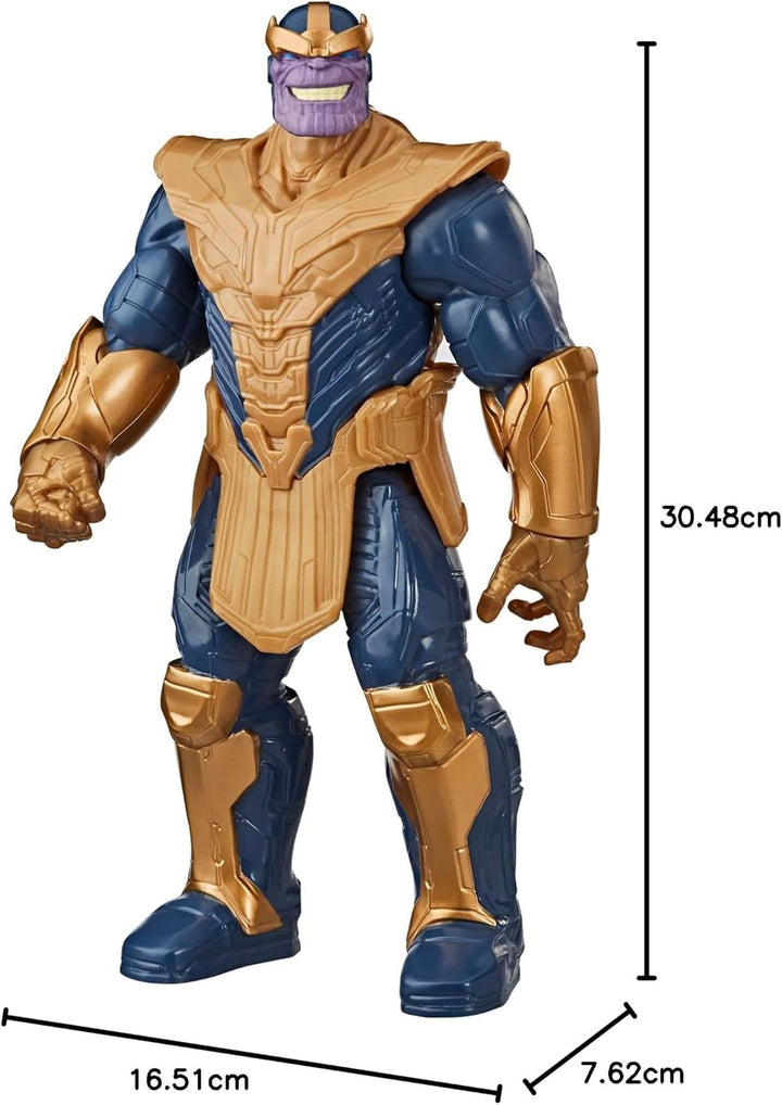 Marvel Avengers Titan Hero Series Deluxe Thanos figurină de acțiune, maro Action figures Naty Shop