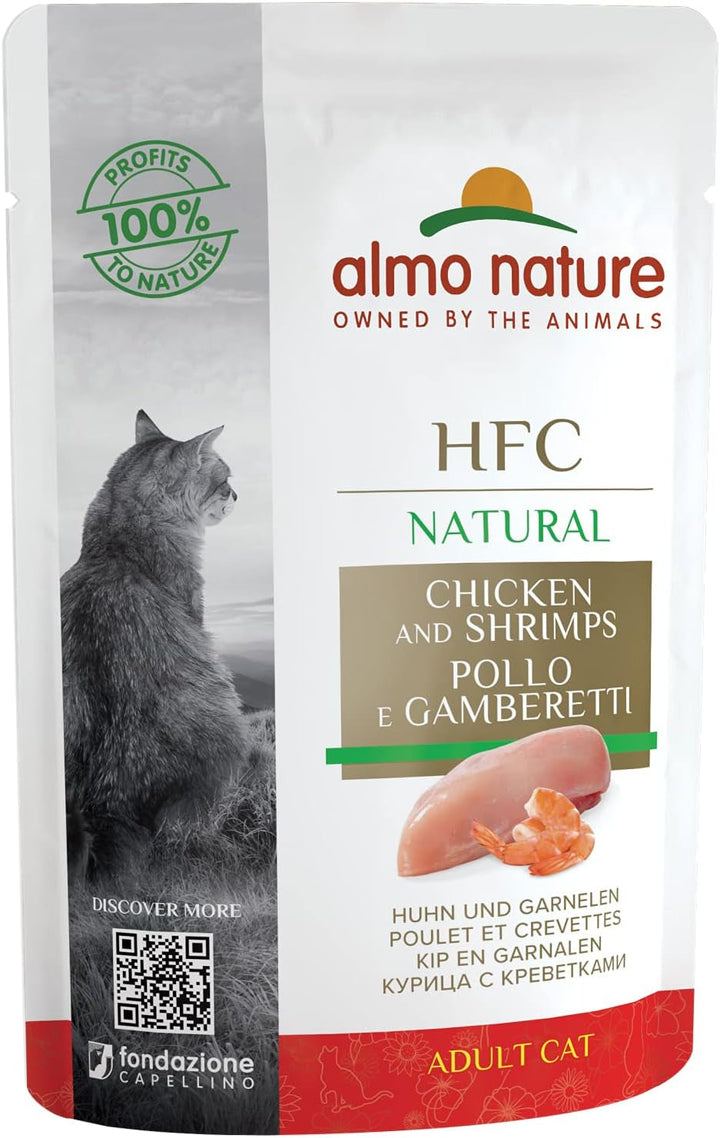 Almo Nature HFC Jelly Hrană umedă pentru pisici cu ton și limbă-de-mare 24Pack (24 X 55G)