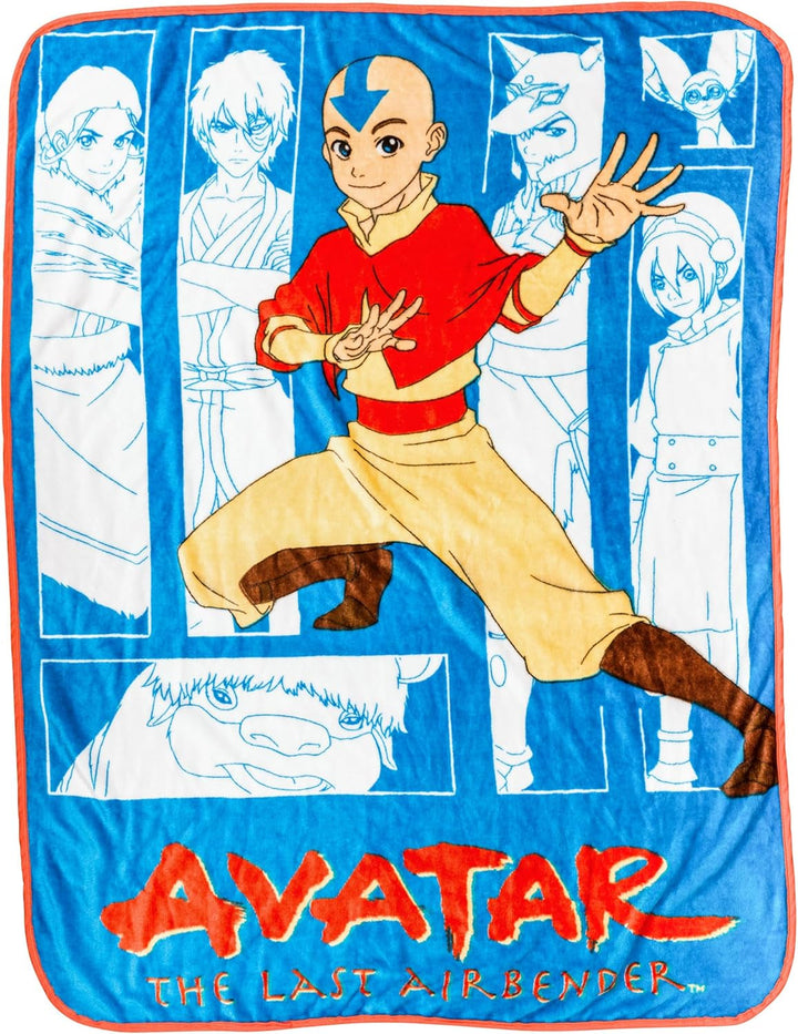 Silver Buffalo Garfield pătură pentru agățat, fleece, 114.3 X 152.4 cm Paturi si Cuverturi Silver Buffalo Avatar Ultimul Maestru al Aerului