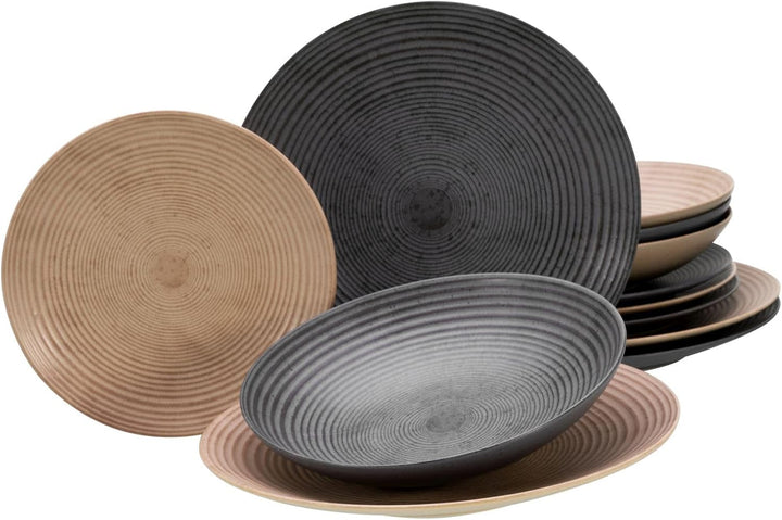 Creatable, 23718, Seria Catania Eucalyptus, fabricat în Portugalia Seturi vesela masa Naty Shop Colorat 12 piese