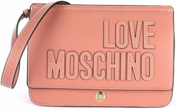 Geantă de umăr Love Moschino Borsa A Spalla Da Donna pentru femei, colecția Toamnă-Iarnă 2021 Genti Femei Naty Shop Roz