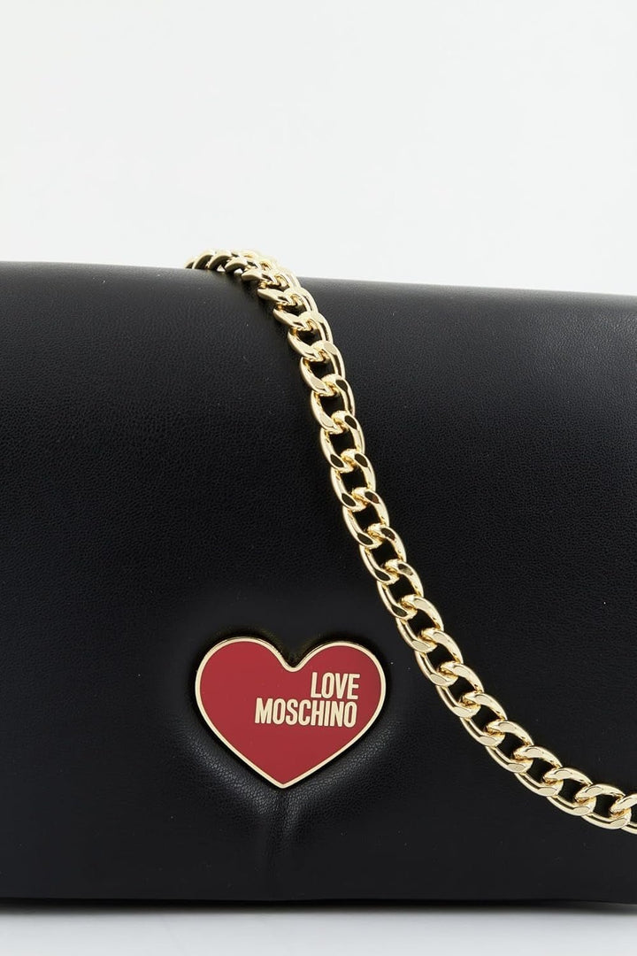 Geantă de umăr pentru femei Love Moschino, negru Genti Femei Naty Shop