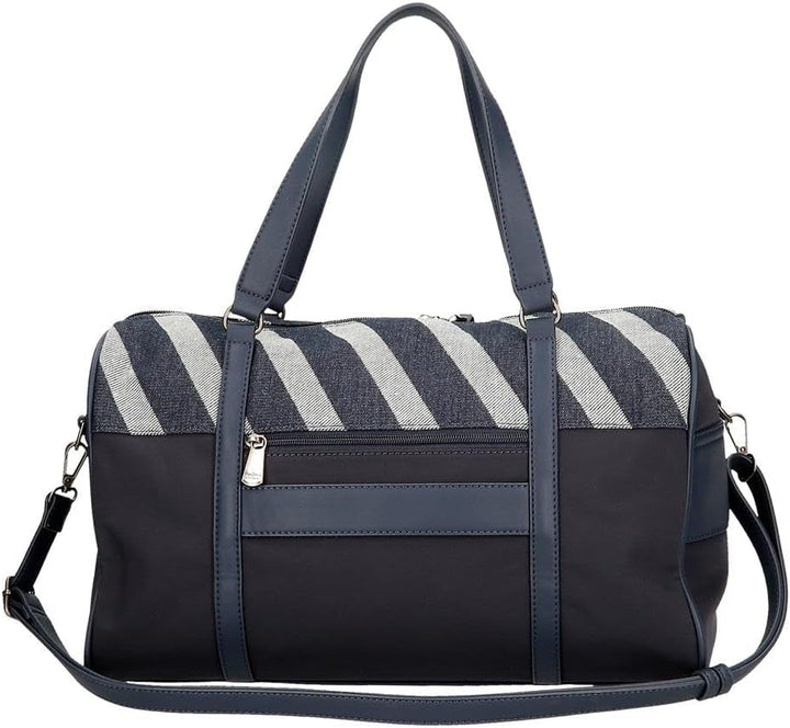 Geantă de voiaj Pepe Jeans Celine, albastru, 40 x 25 x 20 cm, poliester, cu detalii din imitație de piele, 20 l, de Joumma Bags, albastru, geantă de voiaj Bagaje și echipament de călătorie Naty Shop
