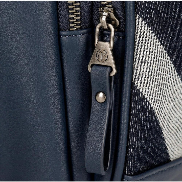 Geantă de voiaj Pepe Jeans Celine, albastru, 40 x 25 x 20 cm, poliester, cu detalii din imitație de piele, 20 l, de Joumma Bags, albastru, geantă de voiaj Bagaje și echipament de călătorie Naty Shop