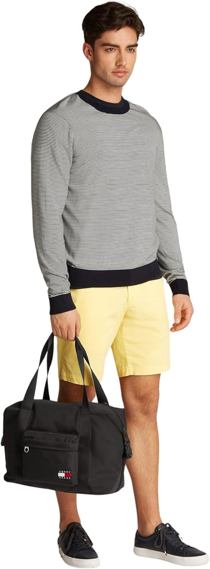 Geantă geantă de voiaj pentru bărbați Tommy Jeans Daily Weekender, negru (Black), mărime unică Bagaje și echipament de călătorie Naty Shop