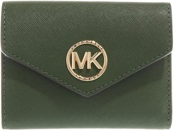Michael Kors Ladies Md Env Trifold Bag Portofel Femei Naty Shop Amazon Verde O mărime se potrivește tuturor