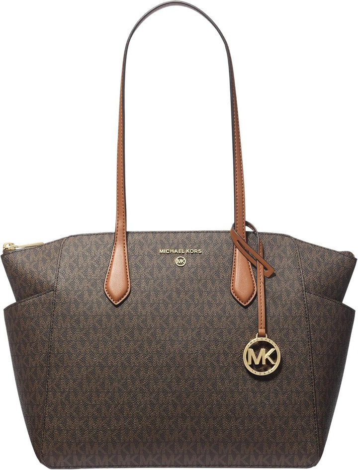 Michael Kors Marilyn Md Tz Tote Bag Genti Femei Naty Shop Brn/Acorn